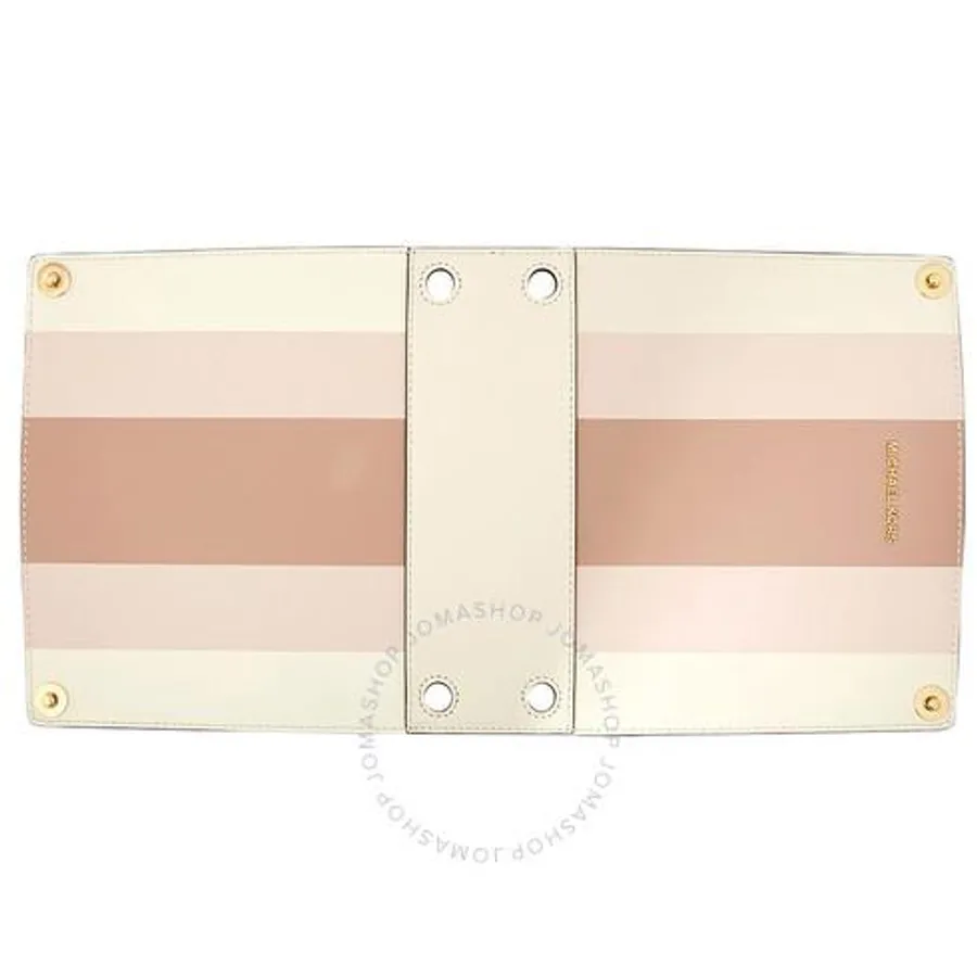 Ví Cầm Tay Michael Kors MK Medium Satchel Double Sided Cover- Ecru/Pink Màu Hồng